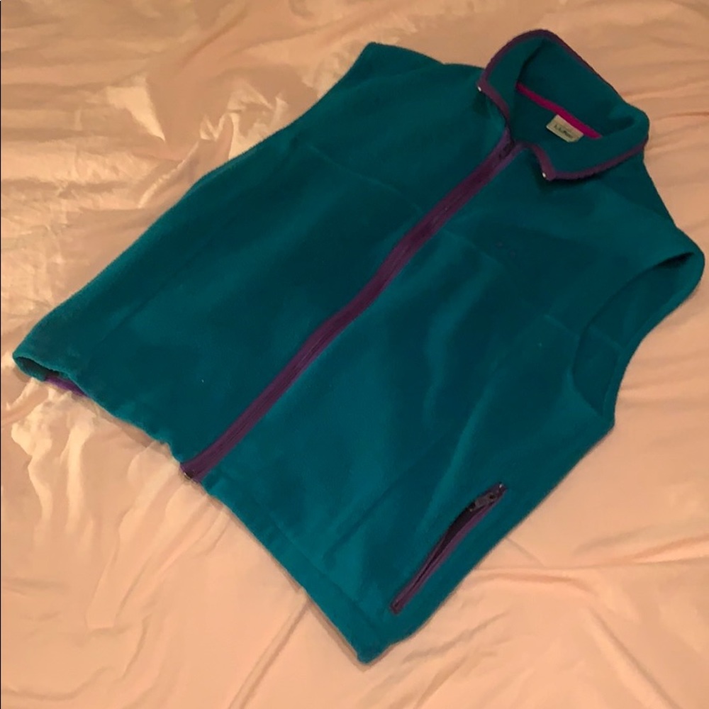 90’s L.L Bean Fuzzy Vest